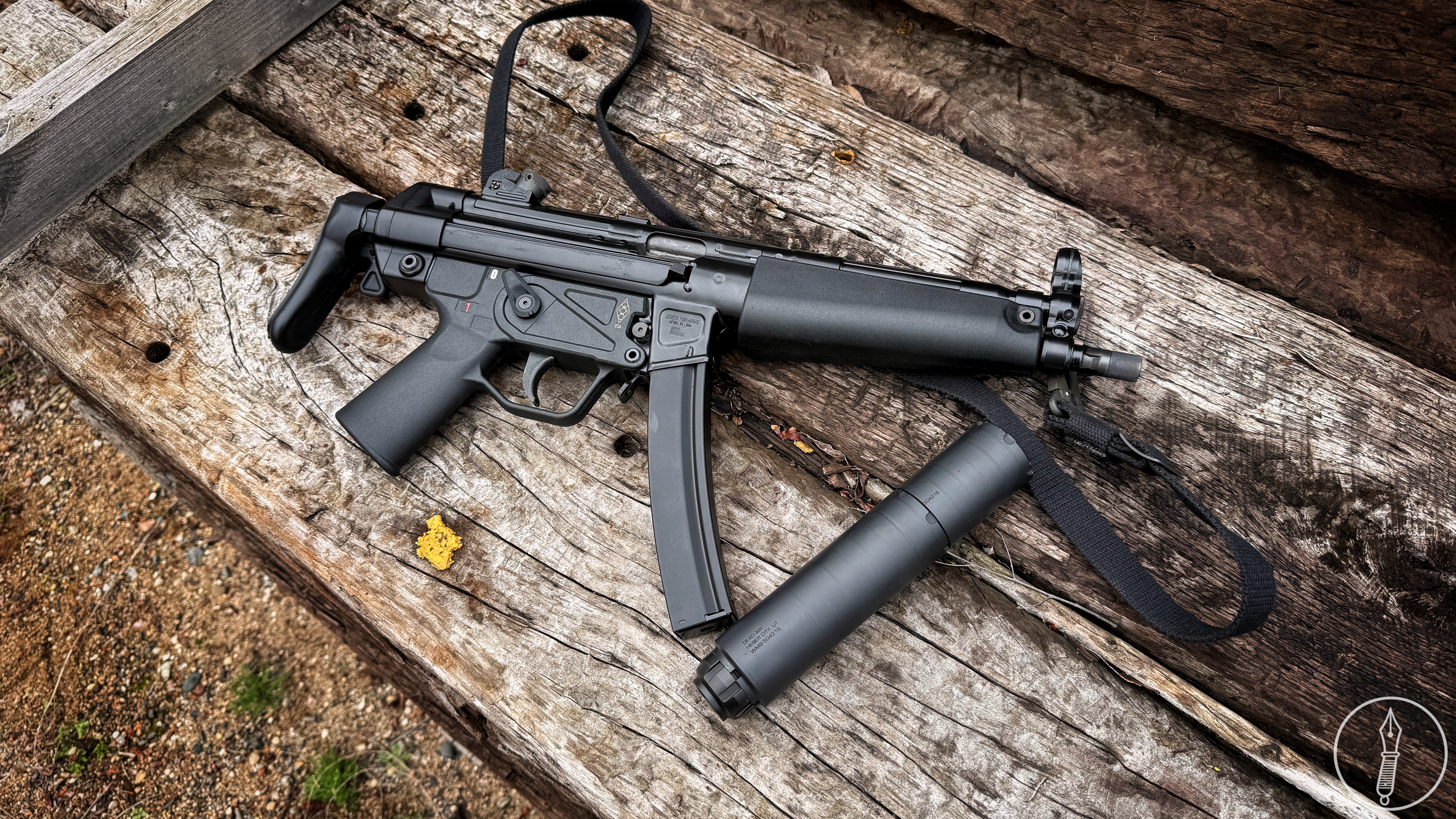 Zenith ZF5 SBR with Dead Air Wolfman suppressor